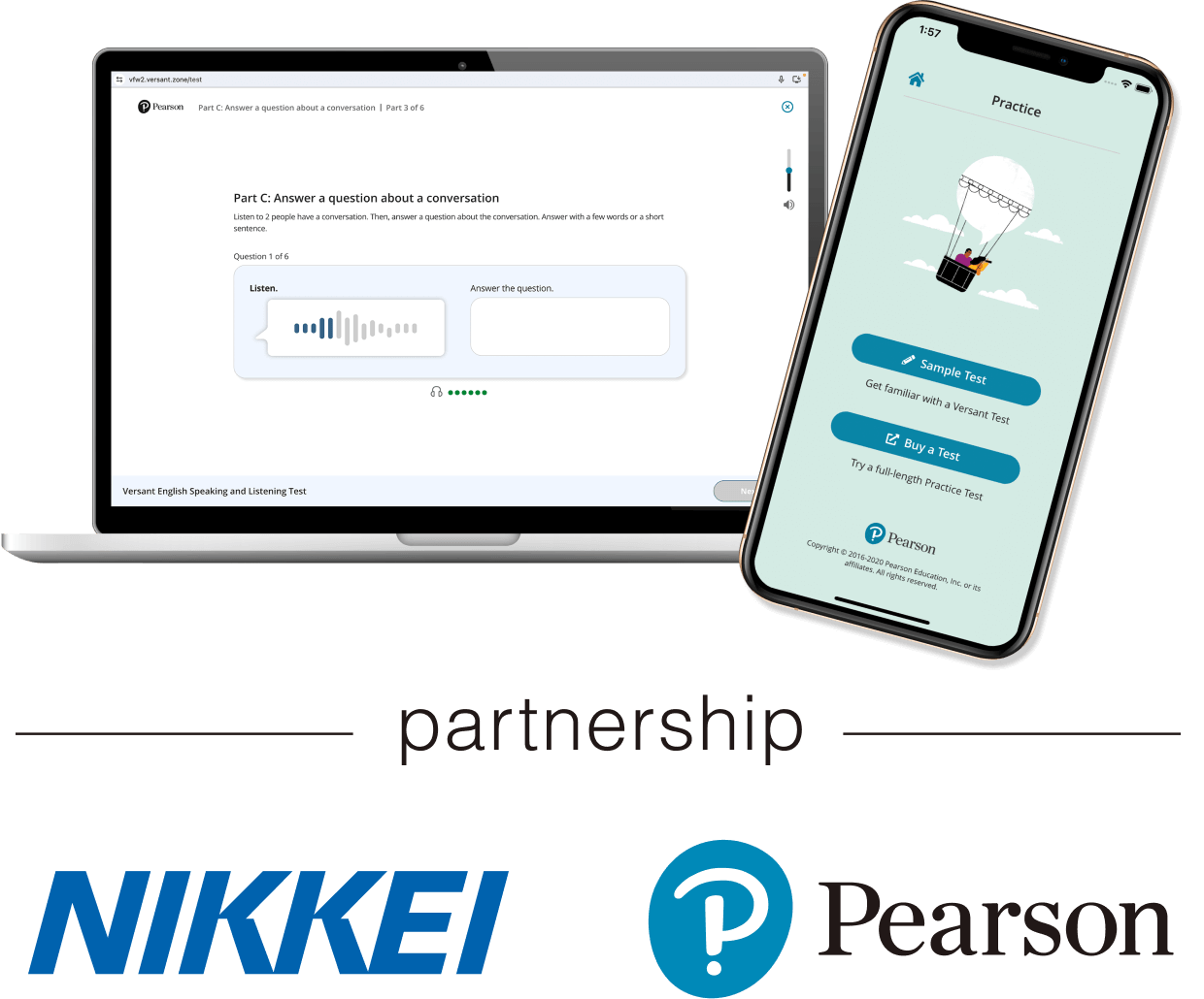 Versant partnership 解説イメージ画像